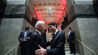 Photo number 1 from the photo gallery Prime Minister Justin Trudeau hosts an Official Dinner for the U.S. Vice President Joe Biden in Ottawa