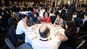 Photo number 1 from the photo gallery Prime Minister Justin Trudeau and cabinet ministers meet with members of the Prime Minister's Youth Council in Calgary, Alberta: Day 1