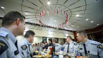 Photo number 4 from the photo gallery Prime Minister Justin Trudeau has breakfast with RCMP Cadets in Regina, Saskatchewan