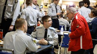 Photo number 7 from the photo gallery Prime Minister Justin Trudeau has breakfast with RCMP Cadets in Regina, Saskatchewan