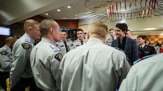 Photo number 9 from the photo gallery Prime Minister Justin Trudeau has breakfast with RCMP Cadets in Regina, Saskatchewan