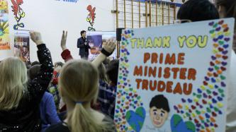 Photo numéro 8 de la galerie de photos Le premier ministre Justin Trudeau rencontre les étudiants de l’école Robert H. Smith à Winnipeg, au Manitoba