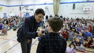 Photo numéro 14 de la galerie de photos Le premier ministre Justin Trudeau rencontre les étudiants de l’école Robert H. Smith à Winnipeg, au Manitoba