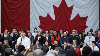 Photo number 1 from the photo gallery Prime Minister Justin Trudeau participates in a town hall Q&A in Winnipeg, Manitoba