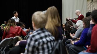 Photo number 3 from the photo gallery Prime Minister Justin Trudeau participates in a town hall Q&A in Winnipeg, Manitoba