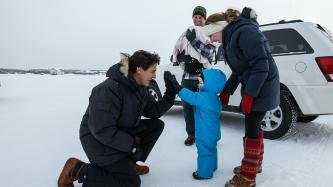 Photo number 5 from the photo gallery Prime Minister Justin Trudeau visits the Snowking’s Winter Festival Snowcastle in Yellowknife, Northwest Territories