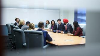 Photo numéro 4 de la galerie de photos Le premier ministre Justin Trudeau rencontre la mairesse Linda Jeffrey, à Brampton