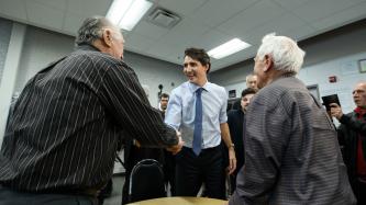 Photo number 3 from the photo gallery Prime Minister Justin Trudeau drops by the Father Ermanno Bulfon Community Centre in Vaughan, Ontario