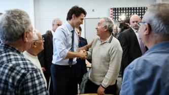 Photo number 5 from the photo gallery Prime Minister Justin Trudeau drops by the Father Ermanno Bulfon Community Centre in Vaughan, Ontario