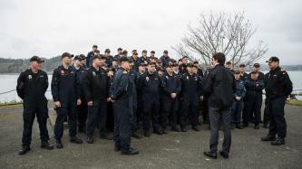 Photo numéro 3 de la galerie de photos Le premier ministre Justin Trudeau visite le NCSM Chicoutimi pendant son passage à la BFC Esquimalt