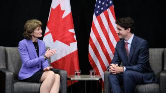 Photo number 1 from the photo gallery Prime Minister Justin Trudeau meets with the United States Senator for Alaska, Lisa Ann Murkowski, in Houston, Texas
