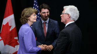 Photo number 2 from the photo gallery Prime Minister Justin Trudeau meets with the United States Senator for Alaska, Lisa Ann Murkowski, in Houston, Texas