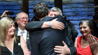 Photo number 7 from the photo gallery Prime Minister Justin Trudeau and Sophie Grégoire Trudeau attend Come From Away on Broadway