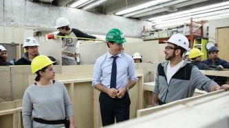 Photo number 1 from the photo gallery Prime Minister Justin Trudeau visits students and faculty at George Brown College in Toronto