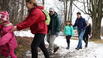 Photo numéro 1 de la galerie de photos Le premier ministre Justin Trudeau randonne dans le parc national des Mille-Îles en Ontario