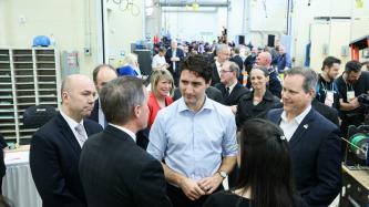 Photo number 8 from the photo gallery Prime Minister Justin Trudeau and MP Darren Fisher visit the Nova Scotia Community College's Waterfront Campus in Dartmouth