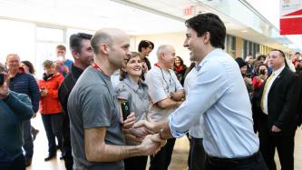 Photo number 9 from the photo gallery Prime Minister Justin Trudeau and MP Darren Fisher visit the Nova Scotia Community College's Waterfront Campus in Dartmouth