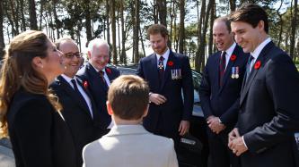 Photo number 4 from the photo gallery Prime Minister Justin Trudeau and Sophie Grégoire Trudeau visit the Vimy Visitor Education Centre in France