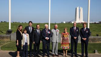 Photo number 2 from the photo gallery Prime Minister Justin Trudeau attends the commemorative ceremony marking the 100<sup>th</sup> anniversary of the Battle of Vimy Ridge in France