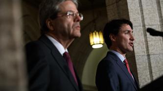Photo number 4 from the photo gallery Prime Minister Justin Trudeau meets with the Prime Minister of Italy, Paolo Gentiloni, in Ottawa