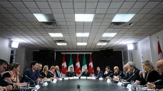 Photo number 6 from the photo gallery Prime Minister Justin Trudeau meets with the Prime Minister of Italy, Paolo Gentiloni, in Ottawa