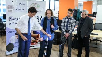 Photo number 4 from the photo gallery Prime Minister Trudeau attends a townhall and visits the OneEleven offices in Toronto