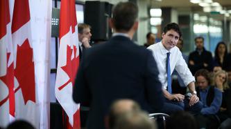 Photo number 9 from the photo gallery Prime Minister Trudeau attends a townhall and visits the OneEleven offices in Toronto