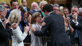 Photo number 1 from the photo gallery Prime Minister Justin Trudeau thanks Rona Ambrose for her years of service in the House of Commons