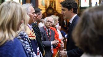 Photo number 2 from the photo gallery Prime Minister Justin Trudeau and Sophie Grégoire Trudeau attend a mass celebrating Montréal’s 375<sup>th</sup> anniversary