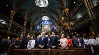 Photo number 6 from the photo gallery Prime Minister Justin Trudeau and Sophie Grégoire Trudeau attend a mass celebrating Montréal’s 375<sup>th</sup> anniversary