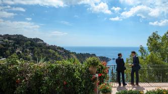 Photo number 1 from the photo gallery Prime Minister Justin Trudeau meets with Emmanuel Macron, President of France, during the G7 in Taormina, Italy