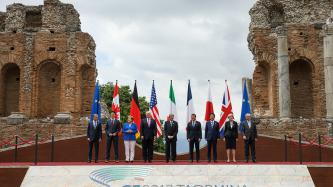 Photo number 3 from the photo gallery Prime Minister Justin Trudeau attends the G7 opening ceremony at the Greek Theatre in Taormina, Italy