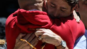 Photo number 11 from the photo gallery Prime Minister Justin Trudeau and Sophie Grégoire Trudeau speak with residents of Amatrice, a town damaged by recent earthquakes in Italy
