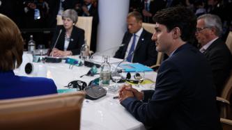 Photo numéro 2 de la galerie de photos Le premier ministre Trudeau participe au Sommet du G7, à Taormine, en Italie
