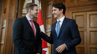 Photo numéro 2 de la galerie de photos Le premier ministre Justin Trudeau rencontre Brian Gallant, premier ministre du Nouveau-Brunswick, à Ottawa