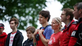 Photo number 4 from the photo gallery Prime Minister Justin Trudeau kayaks with Minister Catherine McKenna in Niagara-on-the-Lake, Ontario