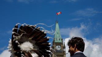 Photo number 10 from the photo gallery Prime Minister Justin Trudeau participates in an announcement about 100 Wellington St. and the renaming of National Aboriginal Day in Ottawa