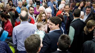 Photo numéro 6 de la galerie de photos Le premier ministre Justin Trudeau, le ministre Jean-Yves Duclos et le député Joël Lightbound participent aux célébrations de la Saint-Jean à Boischatel, au Québec