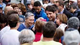 Photo number 7 from the photo gallery Prime Minister Justin Trudeau and Minister François-Philippe Champagne take part in Saint-Jean celebrations in Sainte-Anne-de-la-Pérade and Saint-Louis-de-France, Quebec