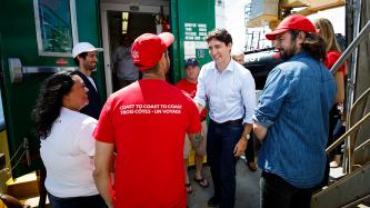 Photo number 4 from the photo gallery Prime Minister Justin Trudeau and MP Sean Casey tour the Canada C3 expedition vessel at the Charlottetown Harbour