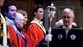 Photo number 2 from the photo gallery Prime Minister Justin Trudeau receives an honorary degree from the University of Edinburgh