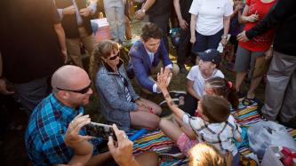 Photo number 5 from the photo gallery Prime Minister Justin Trudeau, Sophie Grégoire Trudeau, and their children visit the Pointe-au-Père Lighthouse in Quebec