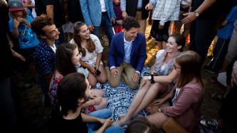 Photo number 6 from the photo gallery Prime Minister Justin Trudeau, Sophie Grégoire Trudeau, and their children visit the Pointe-au-Père Lighthouse in Quebec