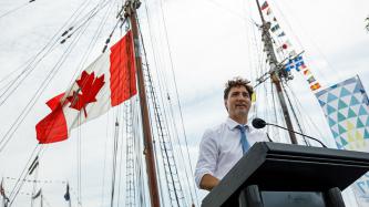 Photo number 1 from the photo gallery Prime Minister Justin Trudeau, Sophie Grégoire Trudeau, and their children attend Rendez-Vous 2017 in Québec City