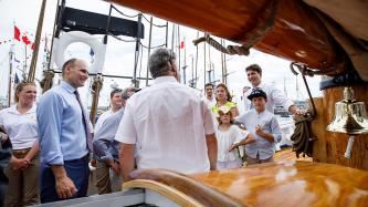 Photo number 4 from the photo gallery Prime Minister Justin Trudeau, Sophie Grégoire Trudeau, and their children attend Rendez-Vous 2017 in Québec City
