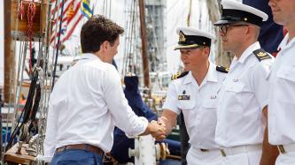 Photo number 11 from the photo gallery Prime Minister Justin Trudeau, Sophie Grégoire Trudeau, and their children attend Rendez-Vous 2017 in Québec City