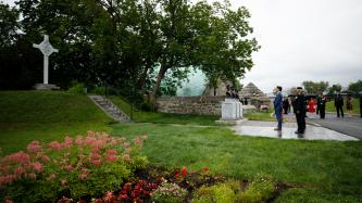 Photo number 9 from the photo gallery Prime Minister Justin Trudeau is made an honorary member of the Royal 22nd Regiment at la Citadelle in Québec City, Quebec