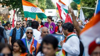 Photo numéro 2 de la galerie de photos Le premier ministre Justin Trudeau participe au défilé du Festival de l’Inde à Montréal