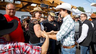Photo number 3 from the photo gallery Prime Minister Justin Trudeau and Minister François-Philippe Champagne attend the Festival Western de St-Tite, Quebec