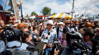 Photo number 4 from the photo gallery Prime Minister Justin Trudeau and Minister François-Philippe Champagne attend the Festival Western de St-Tite, Quebec
